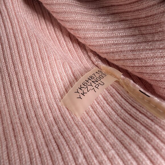 Karl Lagerfeld Women's Soft Pink Button Up Cardigan, Medium - Picture 6 of 7